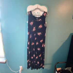 Long floral dress